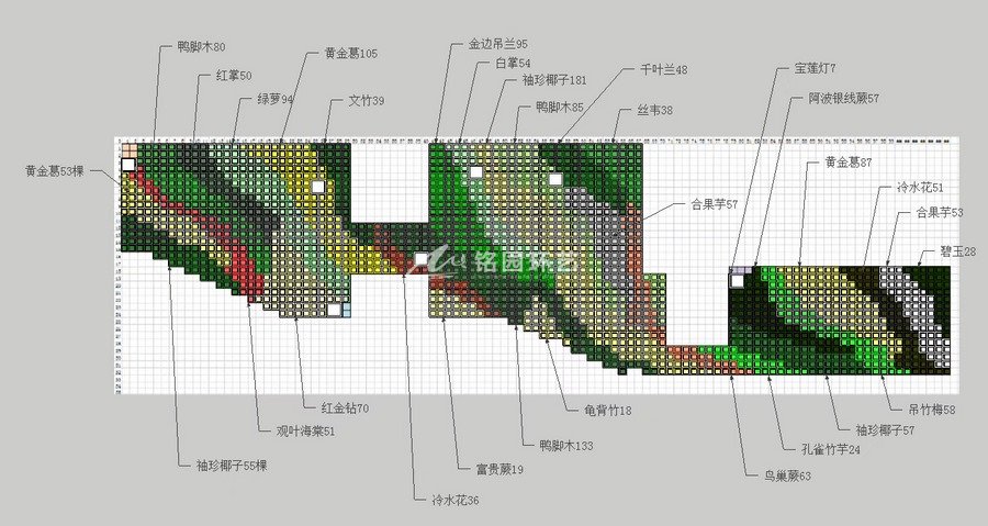 办公楼室内植物墙